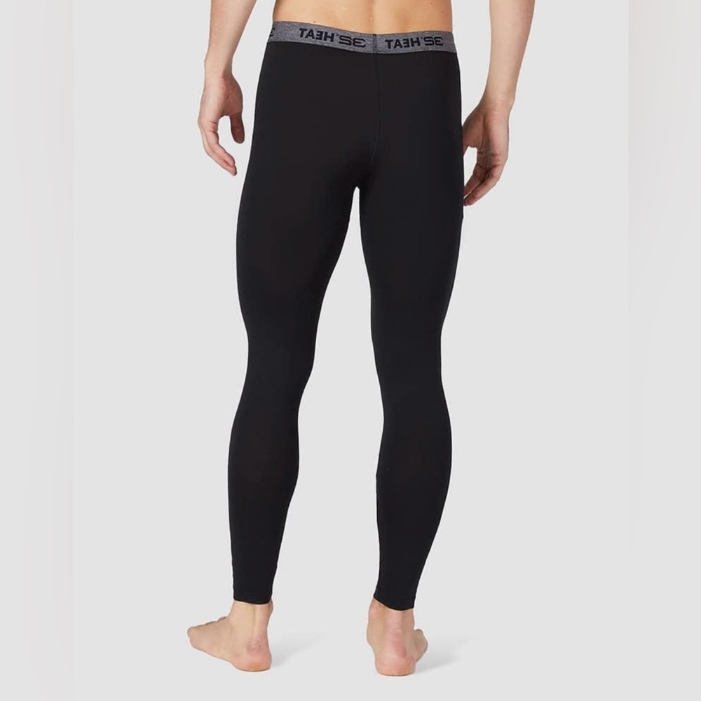 32 Degrees Men's 2-Pack Performance Lightweight Thermal Baselayer Legging Pant - Picture 4 of 10